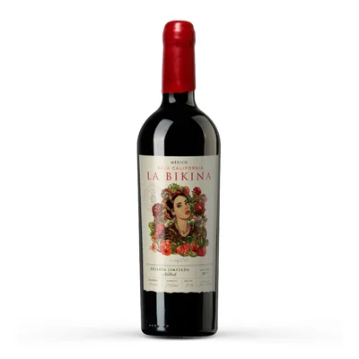 Vino Tinto Mexicano La Bikina Nebbilo Reserva Limitada 750ml
