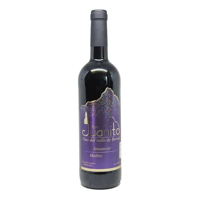 Vino Tinto Mexicano San Juanito Amanecer Malbec 750ml