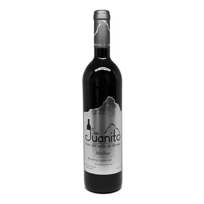 Vino Tinto Mexicano San Juanito Malbec Reserva Especial 750ml
