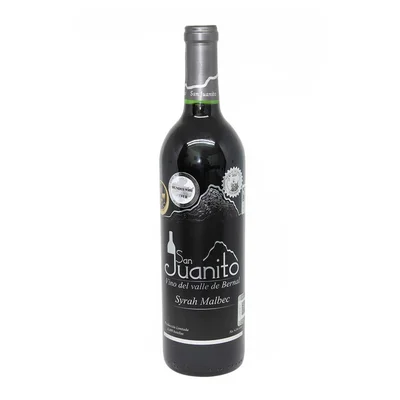 Vino Tinto Mexicano San Juanito Syrah Malbec 750ml