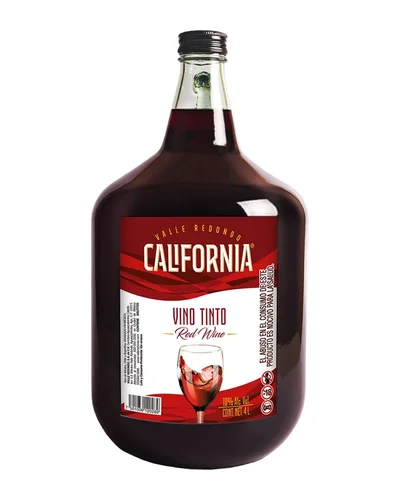 Vino Tinto Valle Redondo California 4 L
