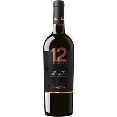 Vino Tinto Varvaglione 12 e Mezzo Primitivo del Salento 750ml | Italia