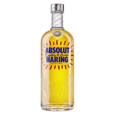 Vodka Absolut Azul Edición Keith Haring 750 ml