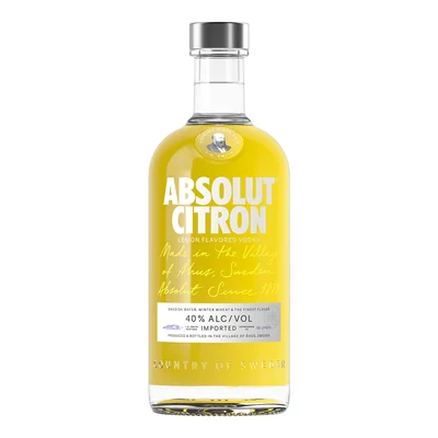 VODKA ABSOLUT CITRON 750ML