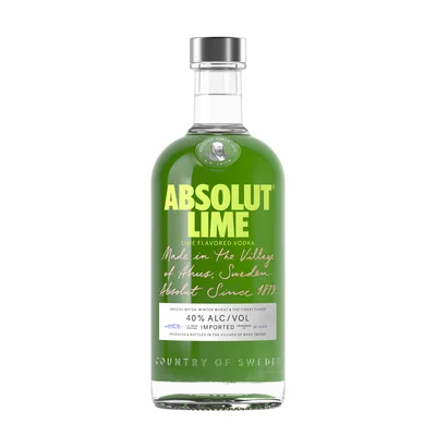 VODKA ABSOLUT LIME 375ML