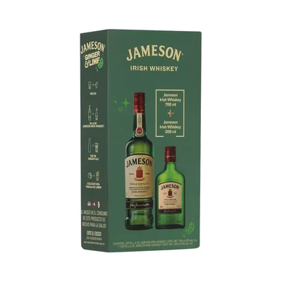 Whiskey Jameson Irlandes 700 ml. + 200 ml.