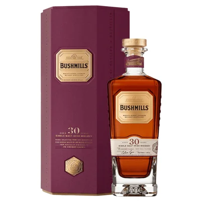 Whiskey Single Malt Irlandés Bushmills 30 Años 750 ml