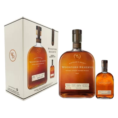 Whiskey Woodford Reserve 750 ml C/375 ml