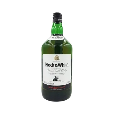 Whisky Black And White 1750 ml.