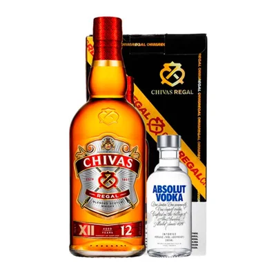 WHISKY CHIVAS REGAL 12 AÑOS 750ML + PROMO