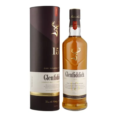 Whisky Glenfiddich 15 Años Single Malt Solera Fifteen 750 ml