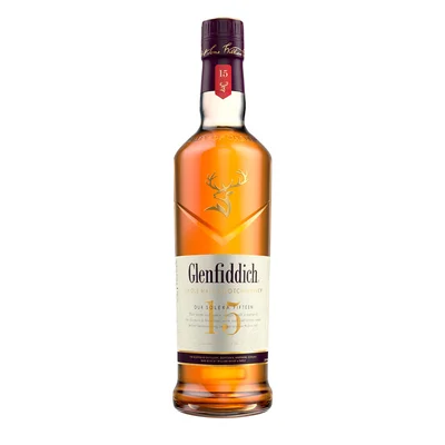 Whisky Glenfiddich Single Malt 15 años 750 ml
