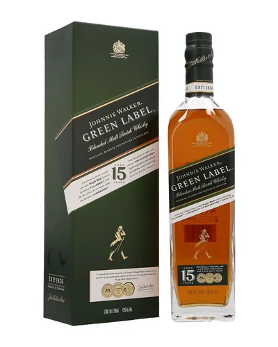 Whisky Green Label con Estuche