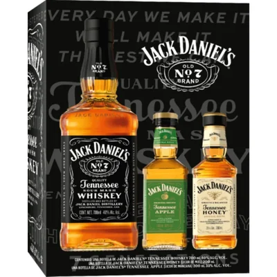 Whisky Jack Daniels 700 mL + Apple 200 ml + Honey 200 ml