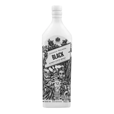 Whisky Johnnie Walker Black Label 12 Años Air-Ink Edition 750 ml