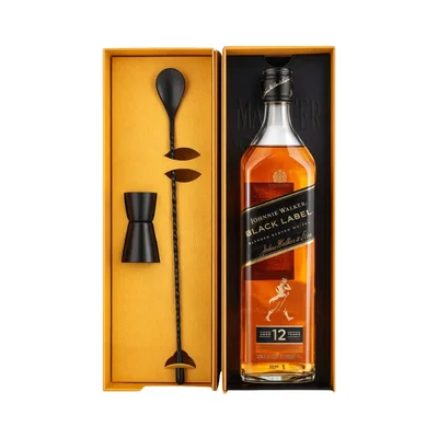 Whisky Johnnie Walker Black Label 750 ml. + Cocktail Kit