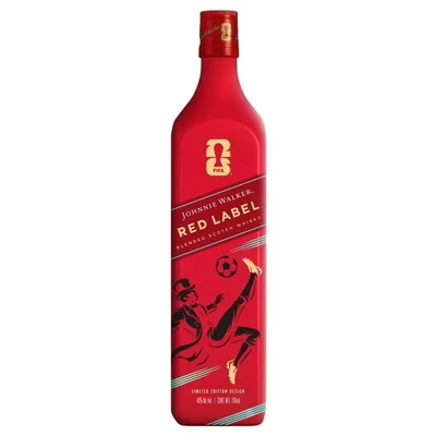 Whisky Johnnie Walker Red Label Blended Scotch Edición Especial Copa Mundial 2026  700ml