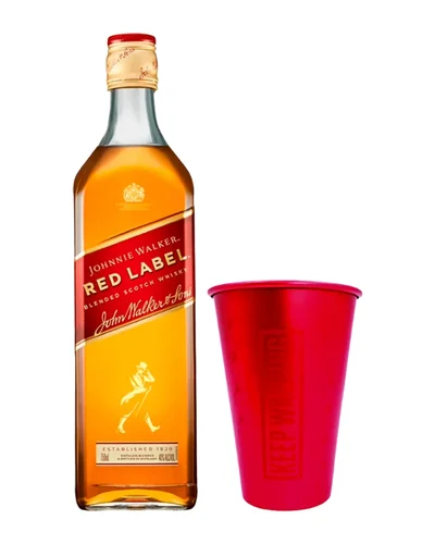 Whisky Red Label + Vaso
