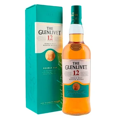 Whisky The Glenlivet 12 Años Single Malt Scotch Double Oak 700 ml