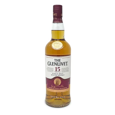 Whisky The Glenlivet Single Malt 15 Años 700 ml
